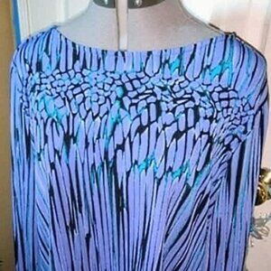 NEW Bob Mackie living art stretchy top